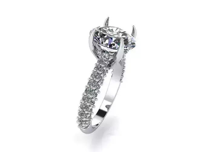 eagle prong pave ring 377