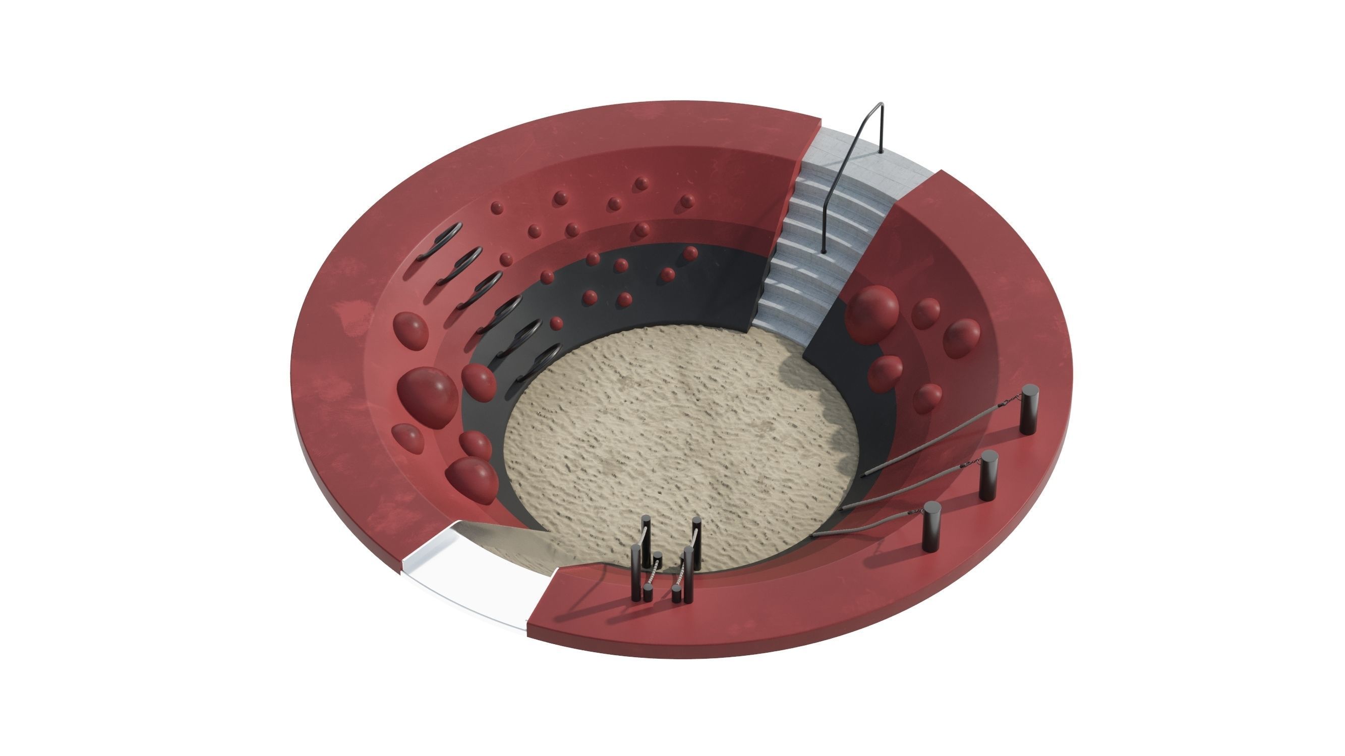 Kids Playground 2 3D model_9