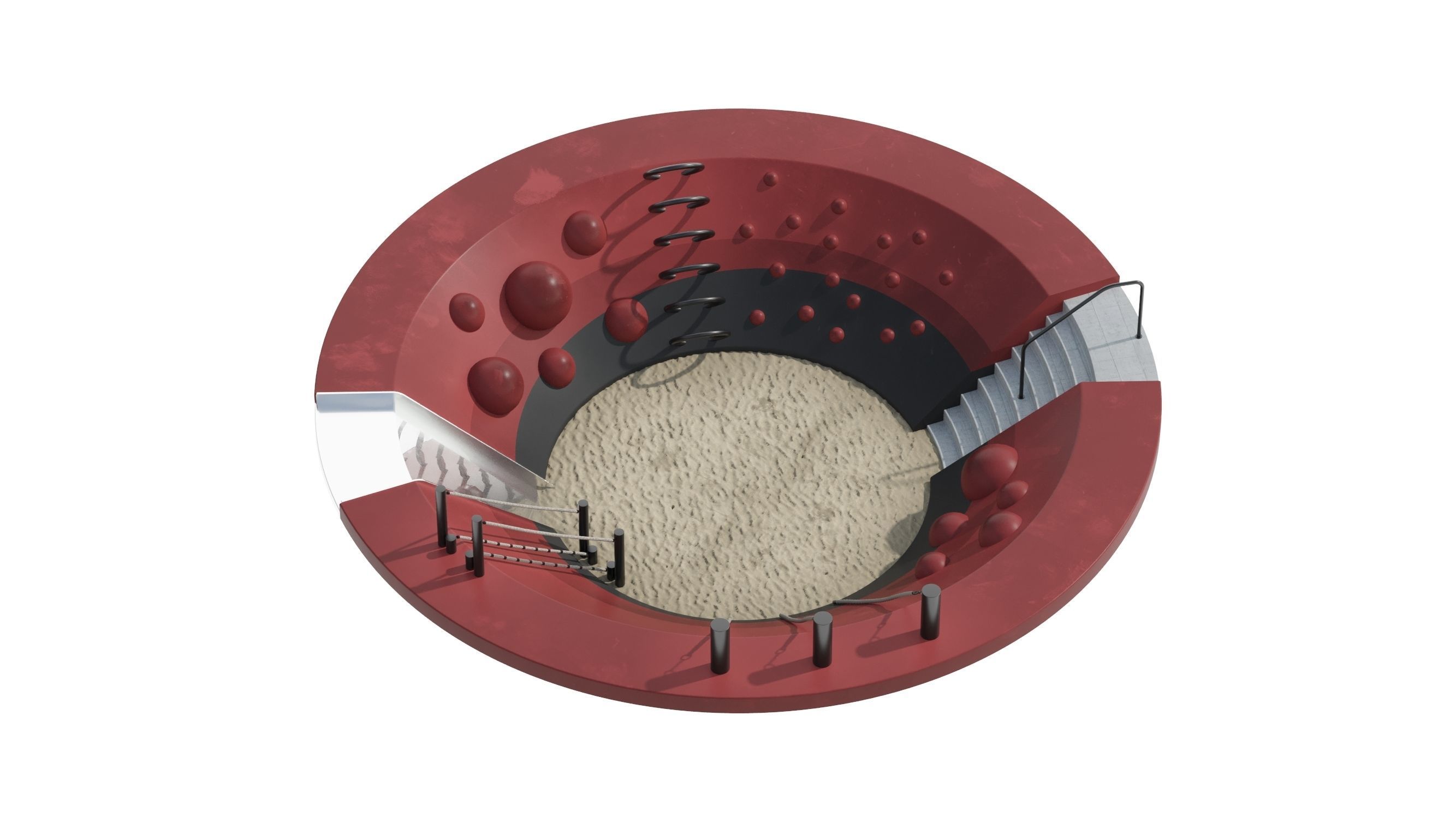 Kids Playground 2 3D model_6