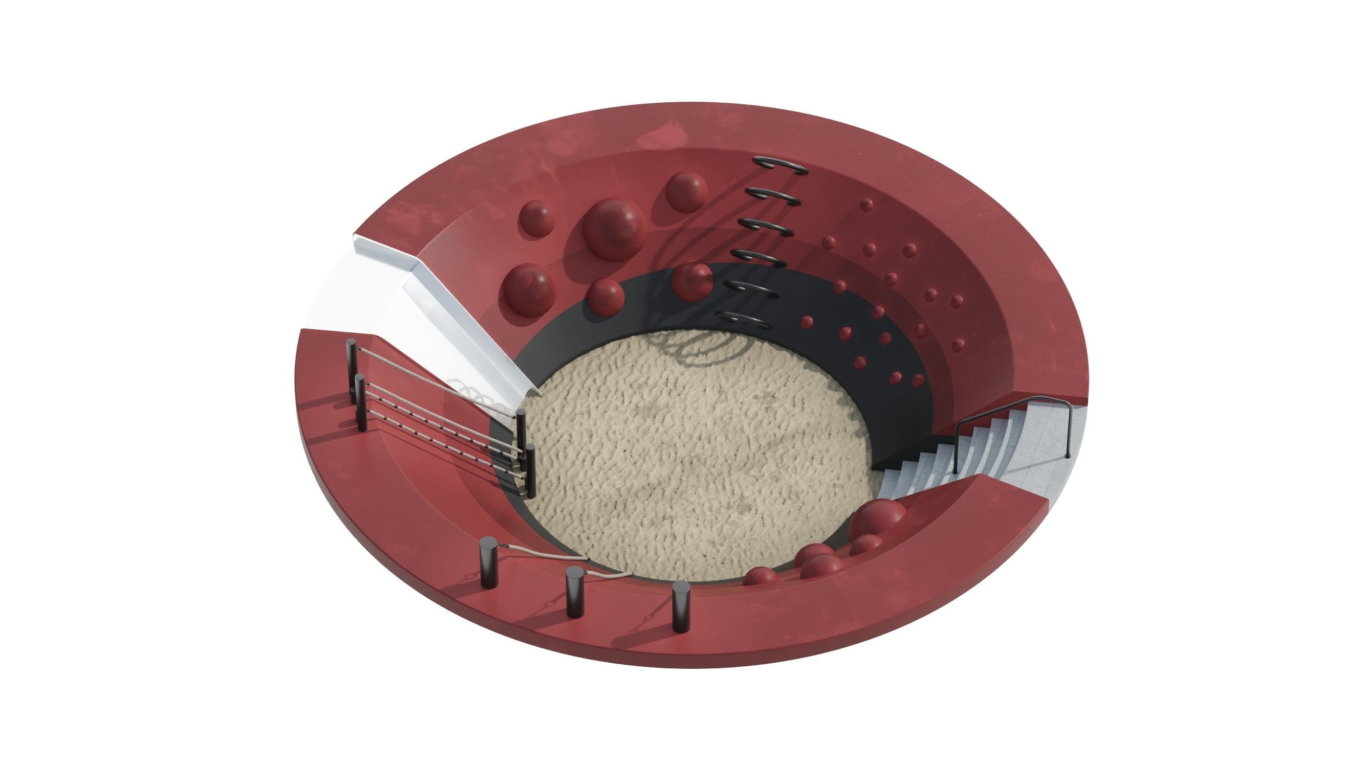 Kids Playground 2 3D model_4