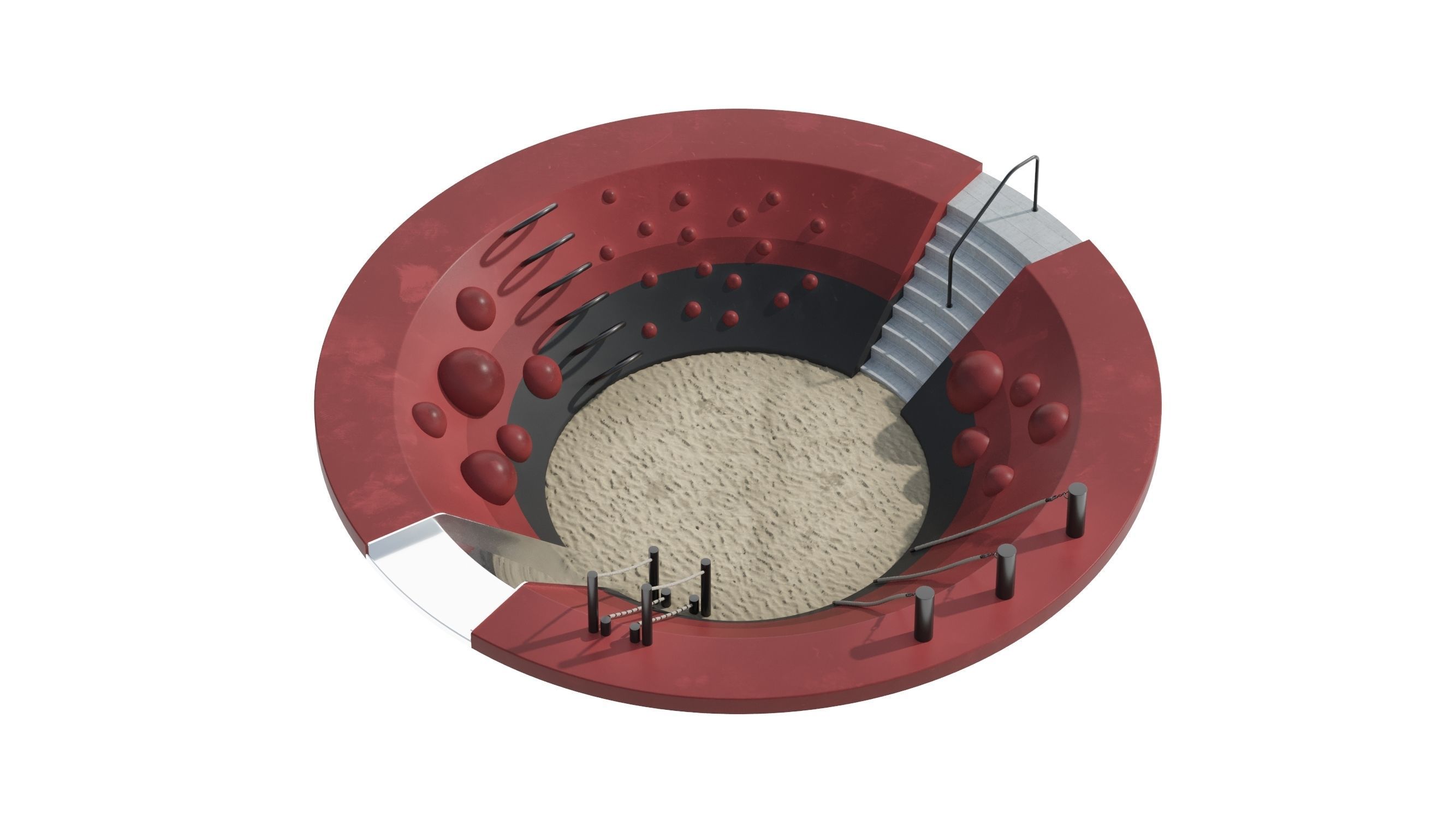 Kids Playground 2 3D model_8