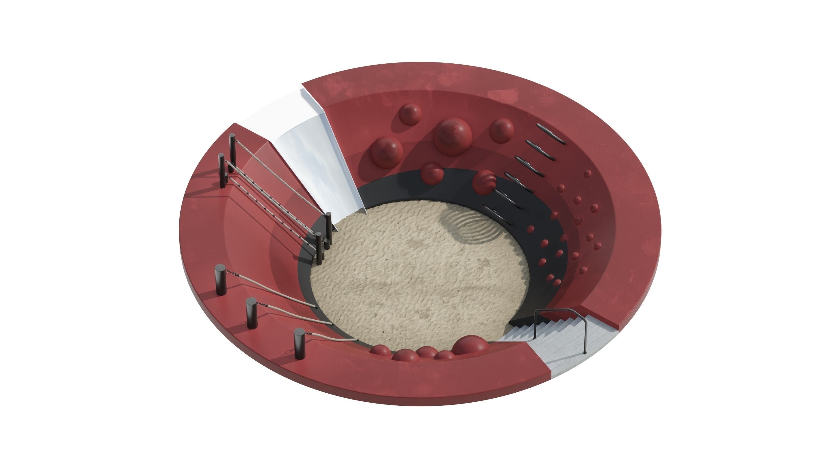 Kids Playground 2 3D model_2