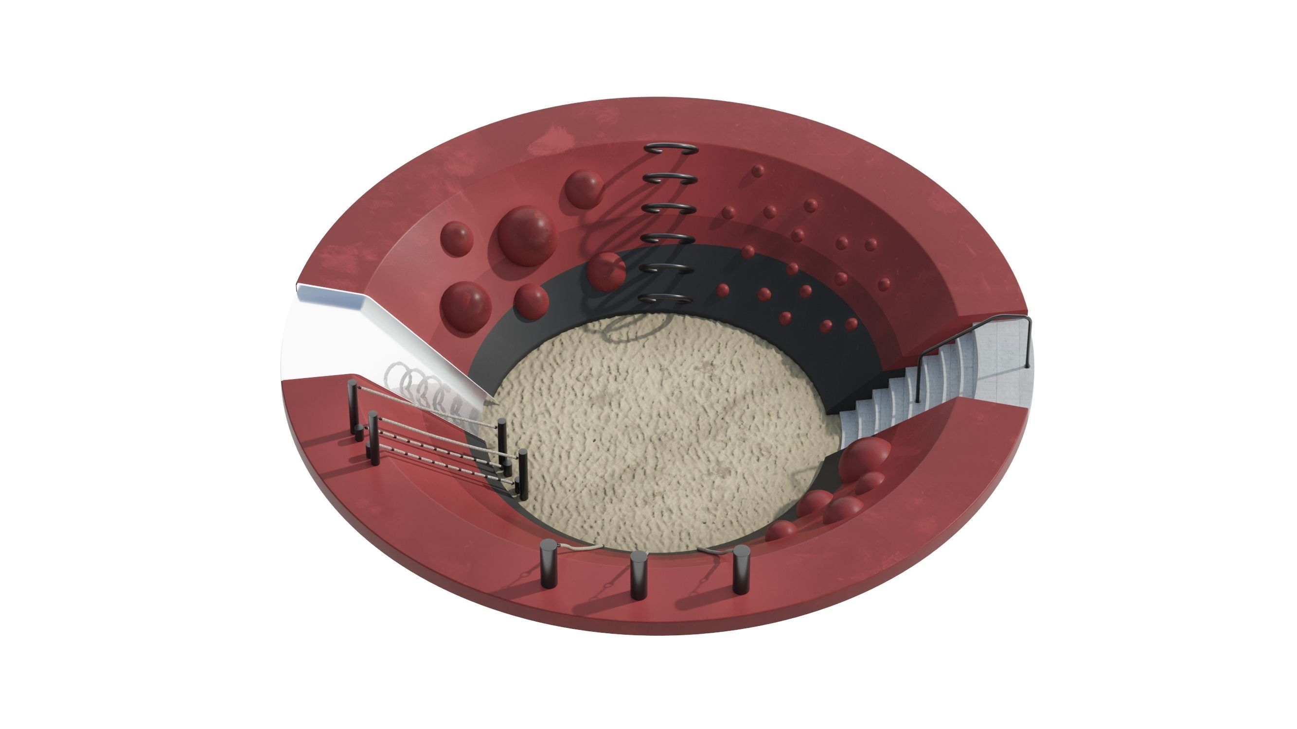 Kids Playground 2 3D model_5