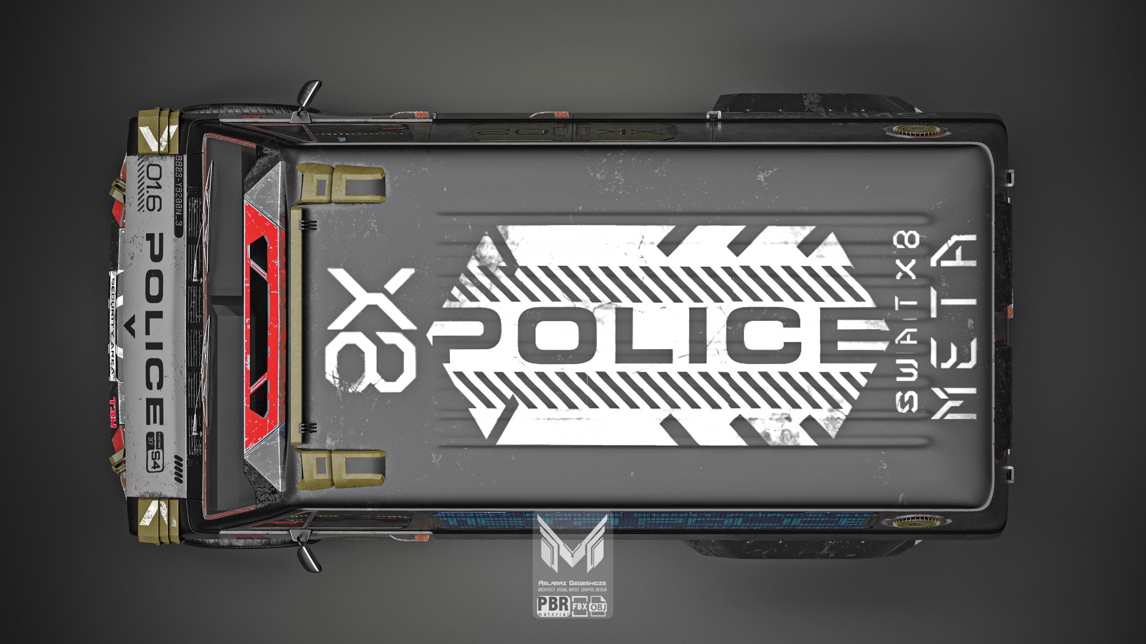 Cyber Van 3D model_10