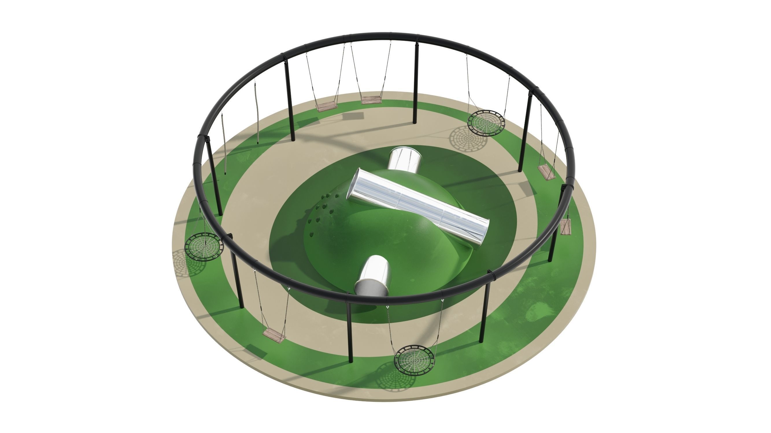 Kids Playground 3 3D model_2