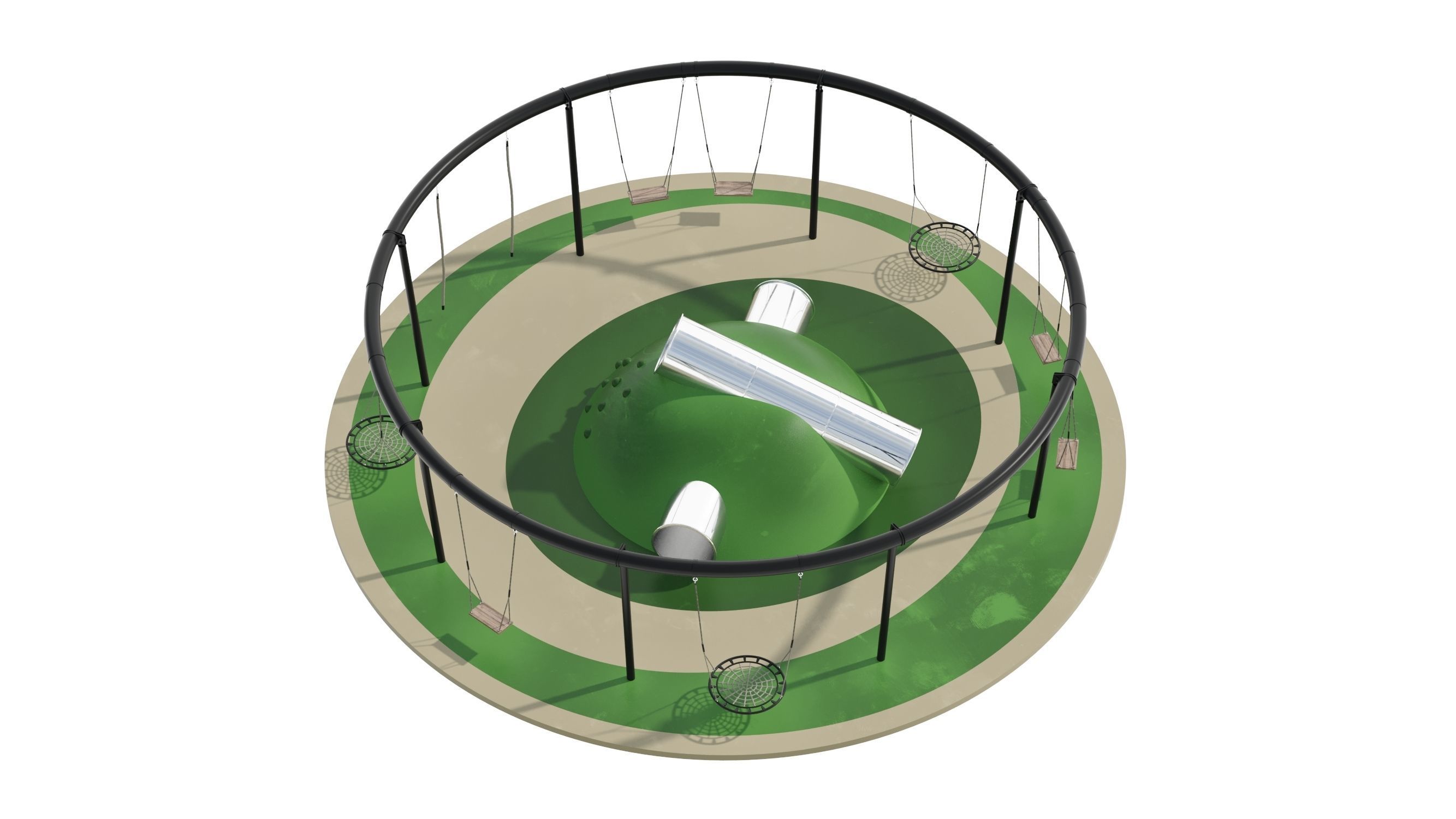 Kids Playground 3 3D model_1