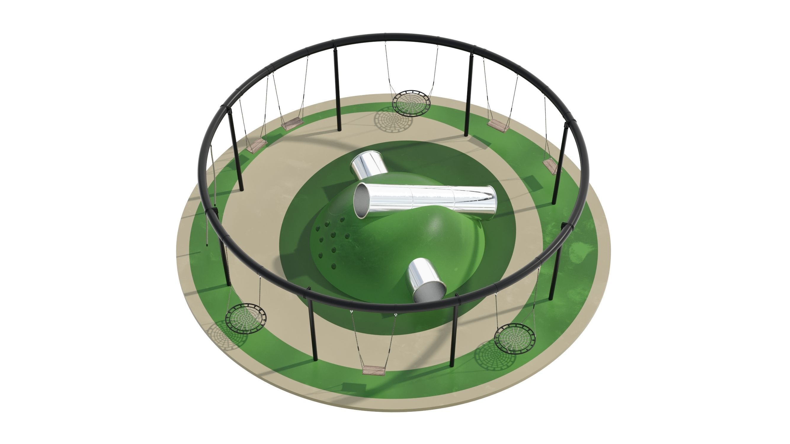 Kids Playground 3 3D model_4