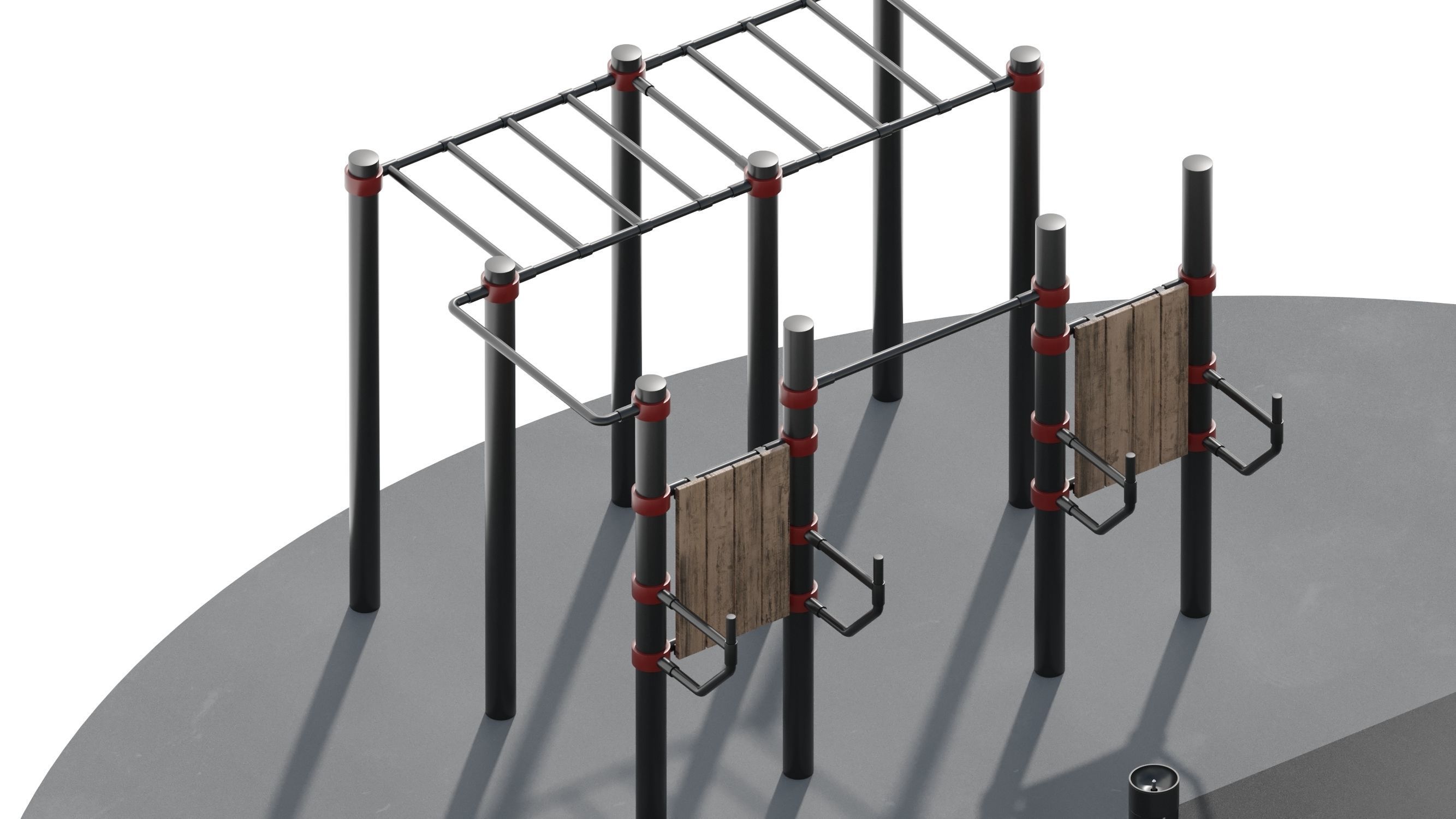 Workout Space 3D model_28