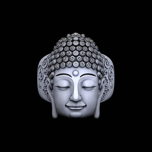 Buddha Ring 3D print model
