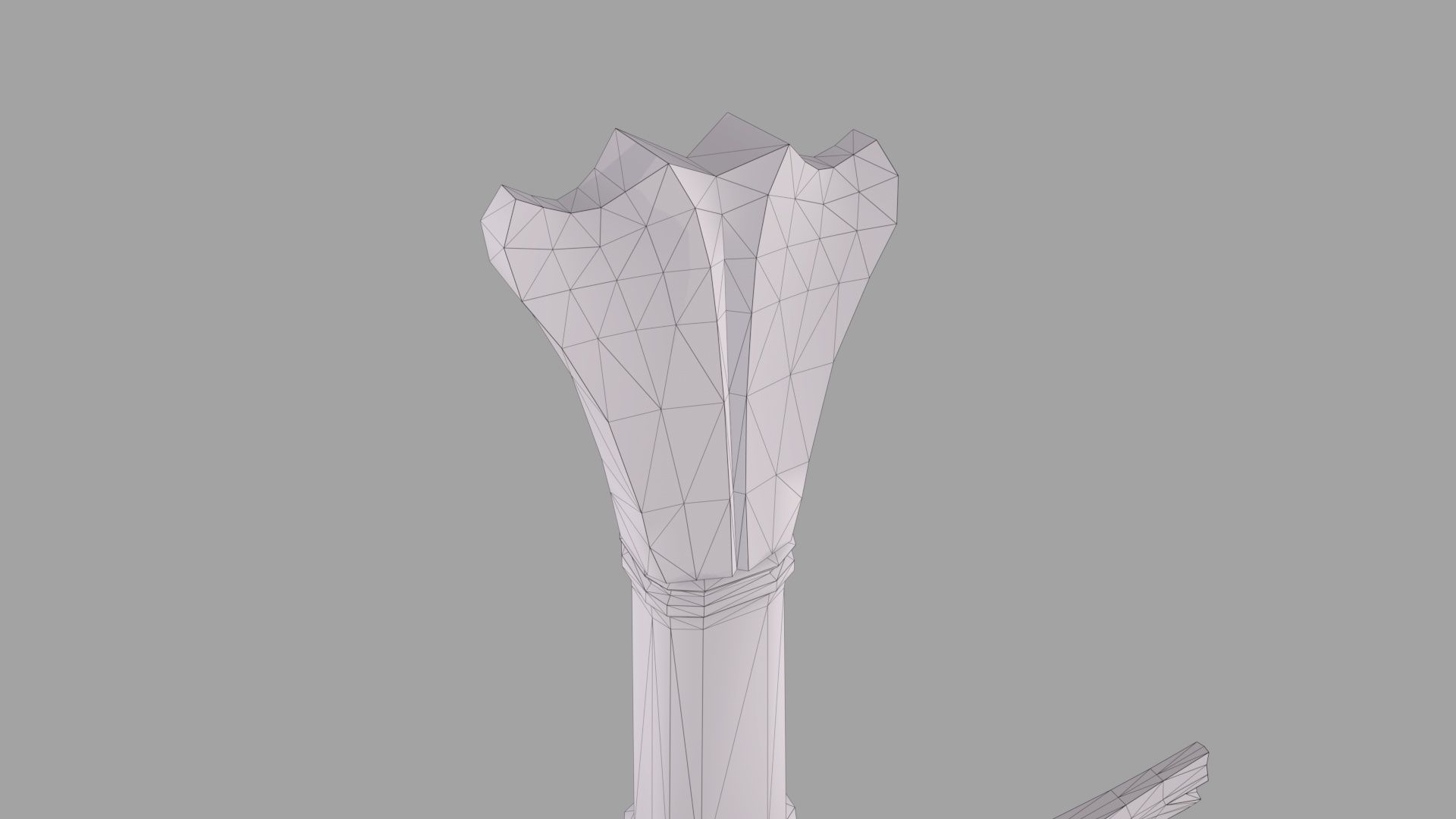 Medieval Sword Low-poly 3D model_8