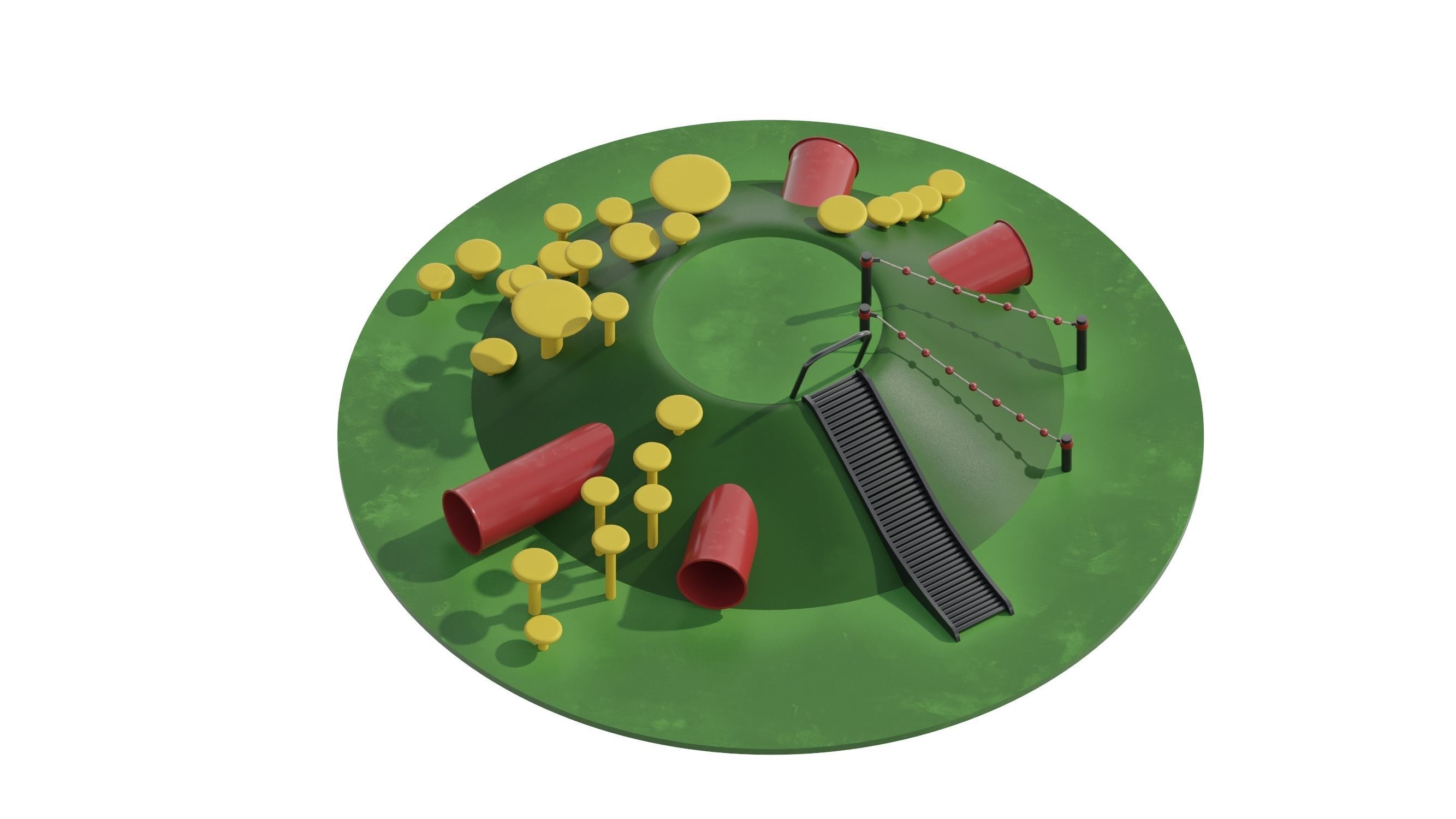 Kids Playground 4 3D model_23