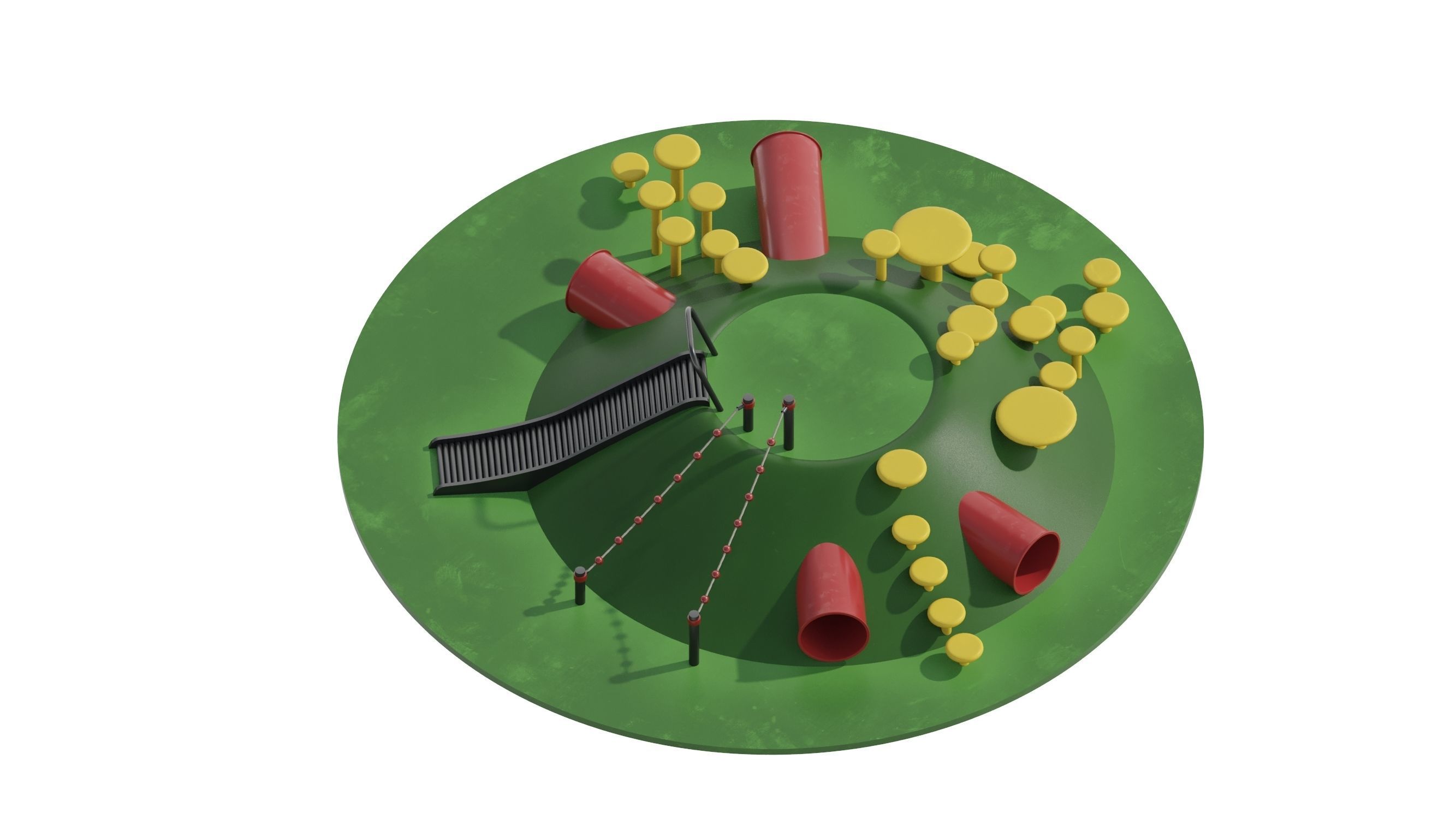 Kids Playground 4 3D model_15