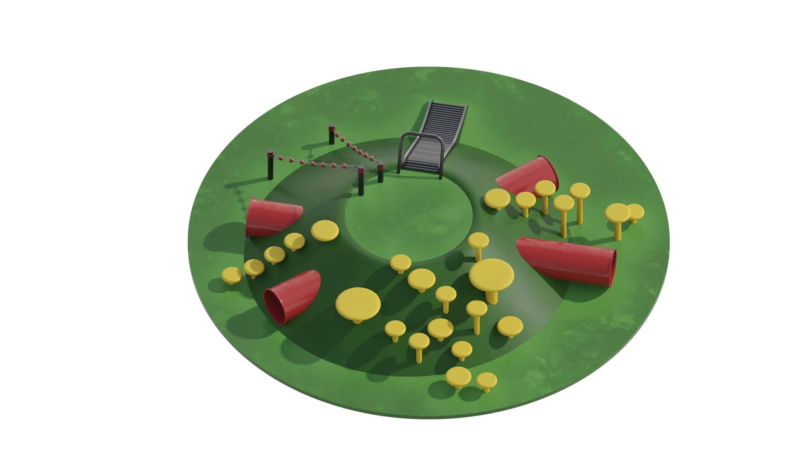 Kids Playground 4 3D model_8