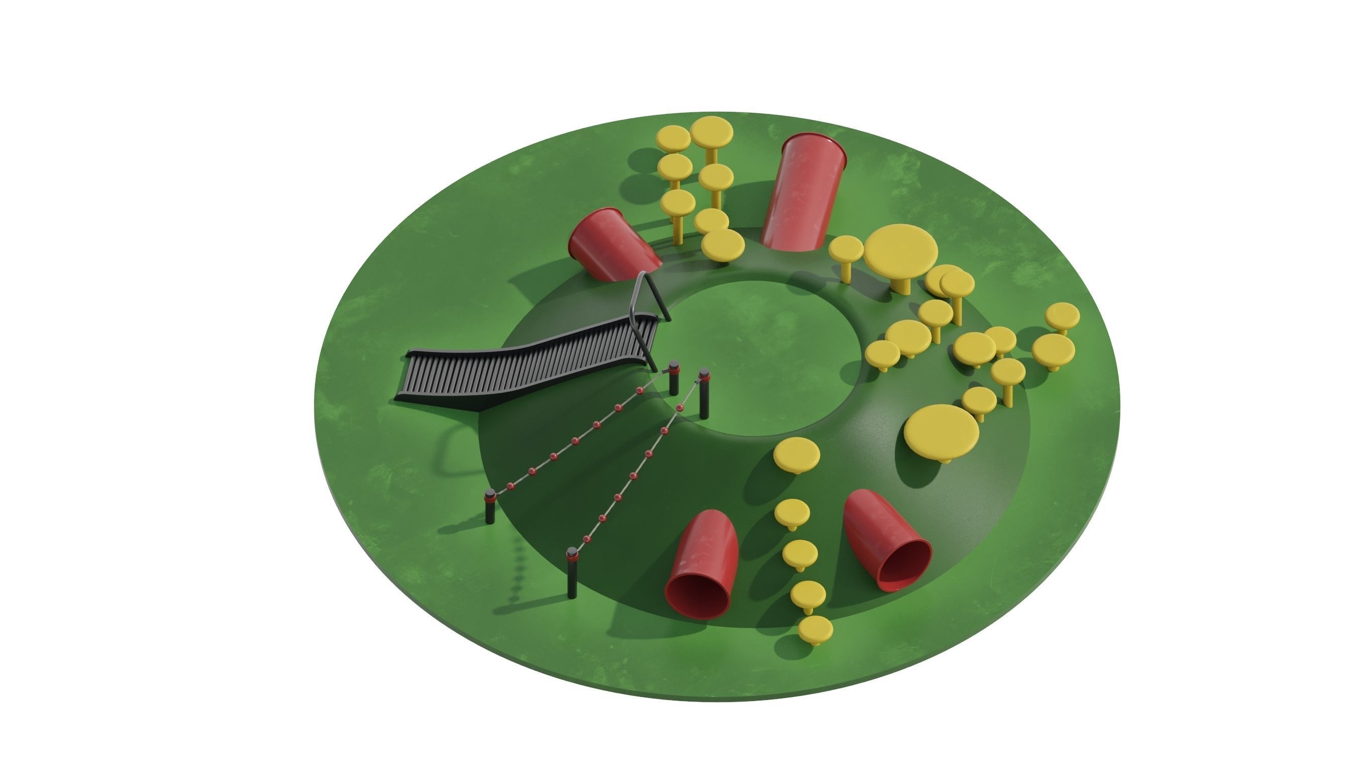 Kids Playground 4 3D model_14