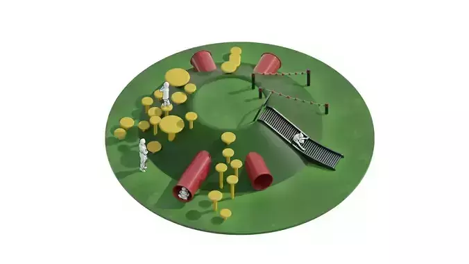Kids Playground 4 3D model