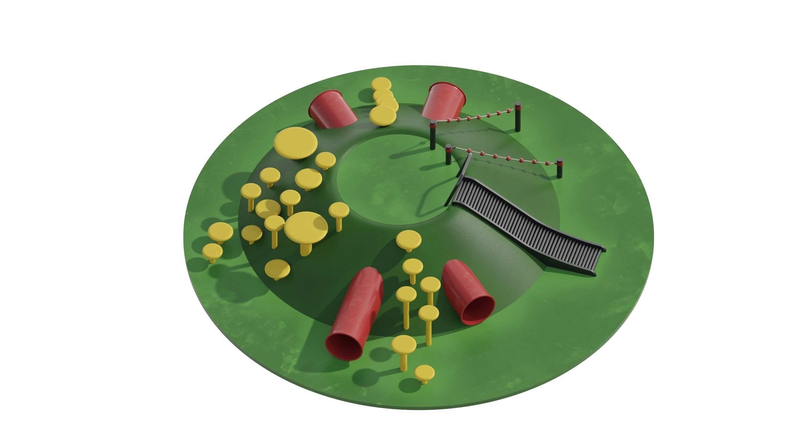 Kids Playground 4 3D model_1