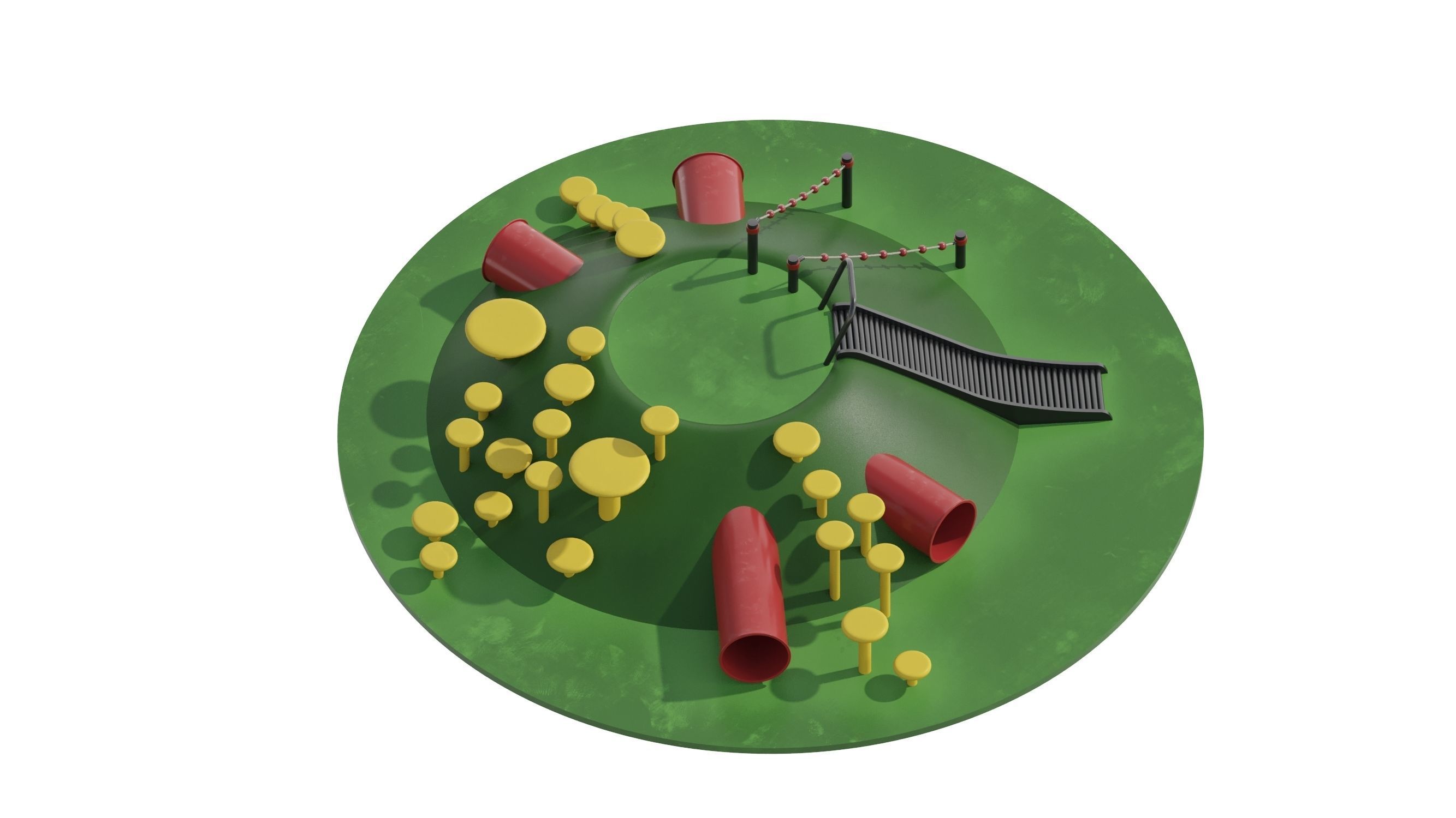 Kids Playground 4 3D model_3