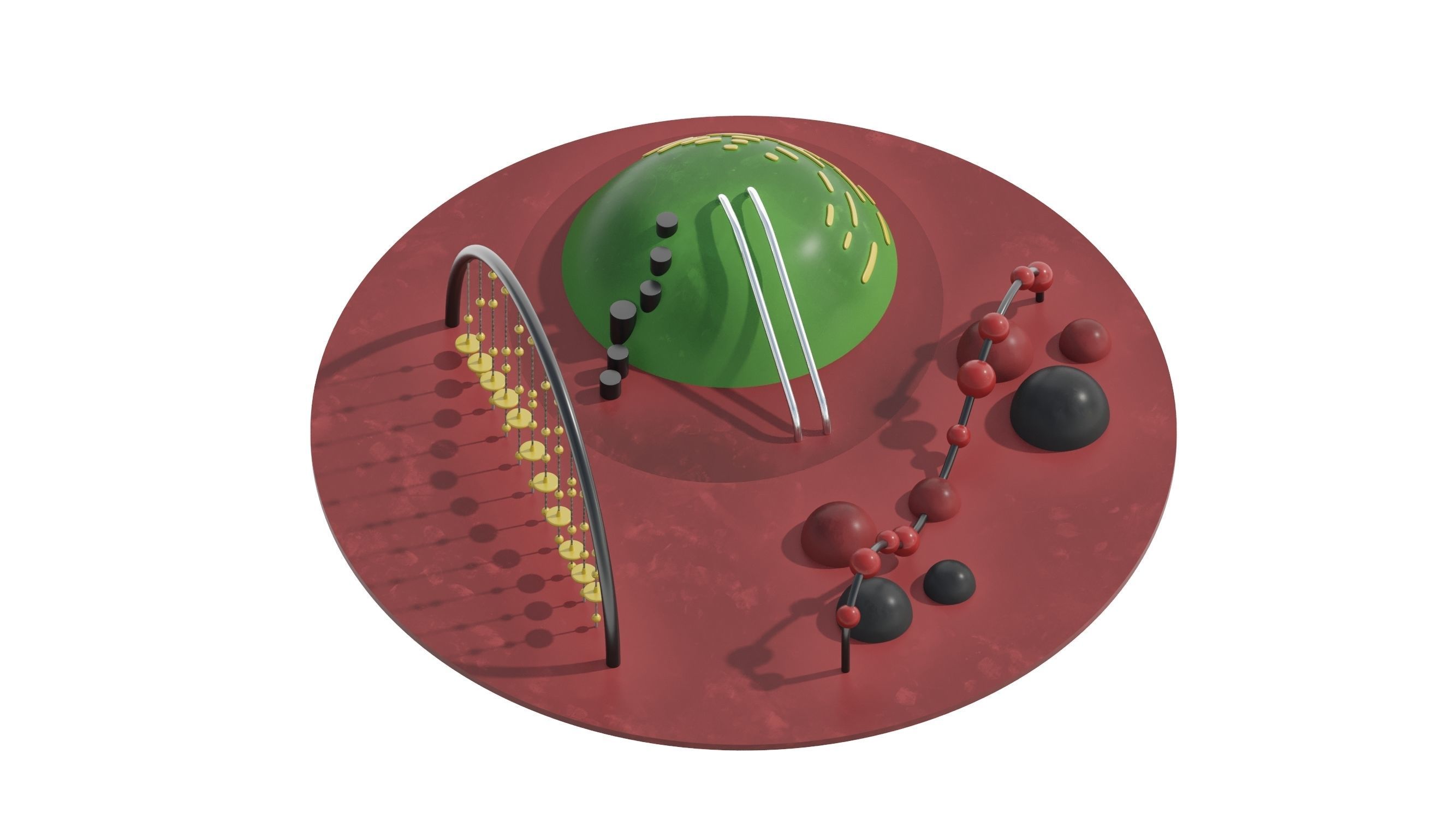 Kids Playground 5 3D model_4