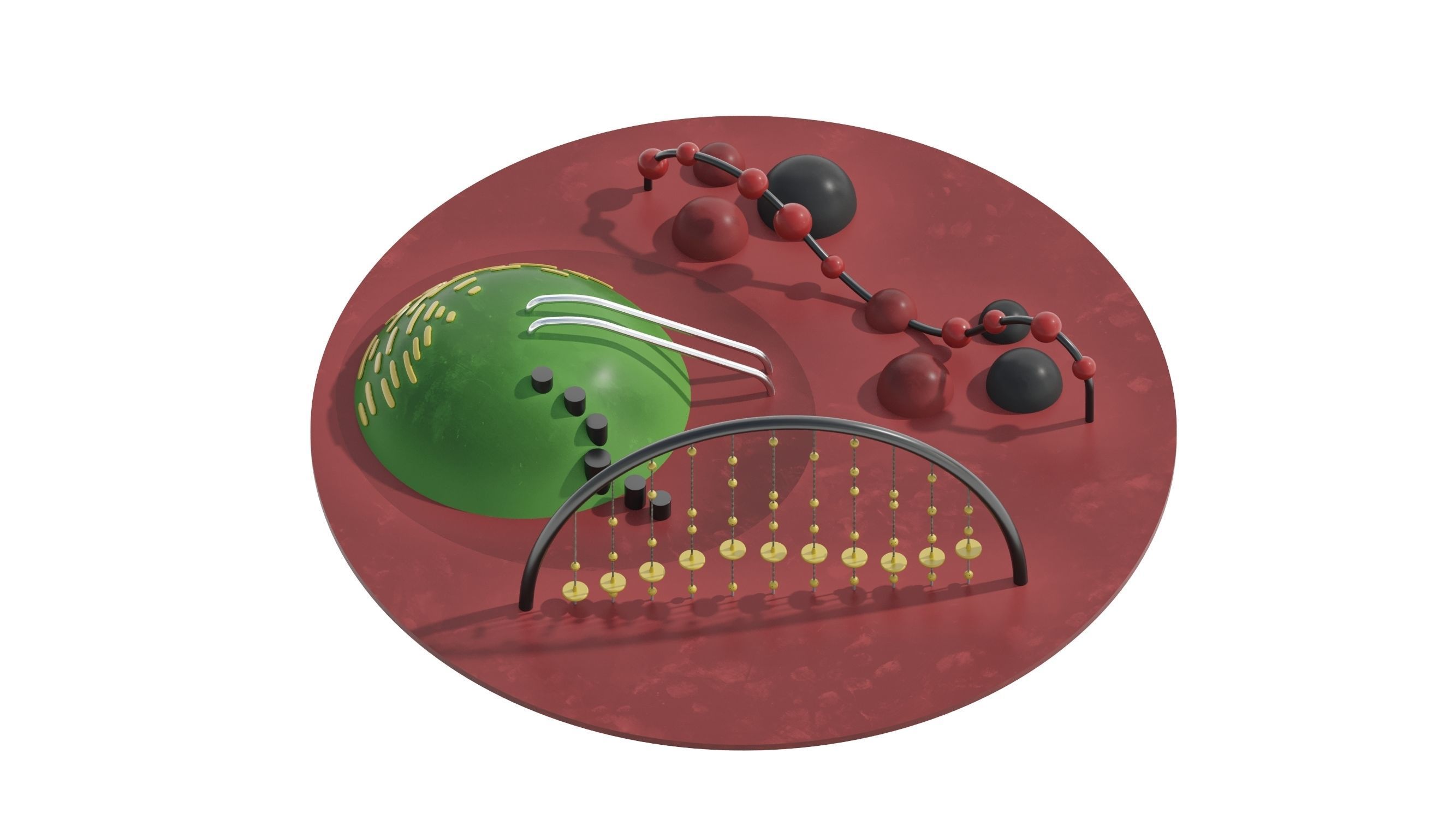 Kids Playground 5 3D model_9