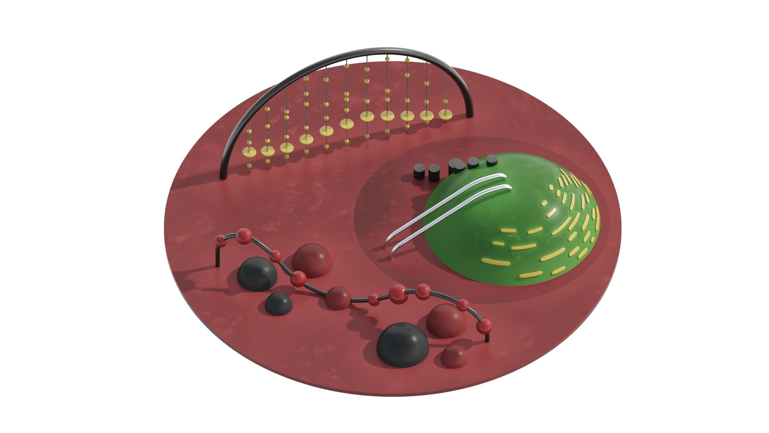 Kids Playground 5 3D model_22