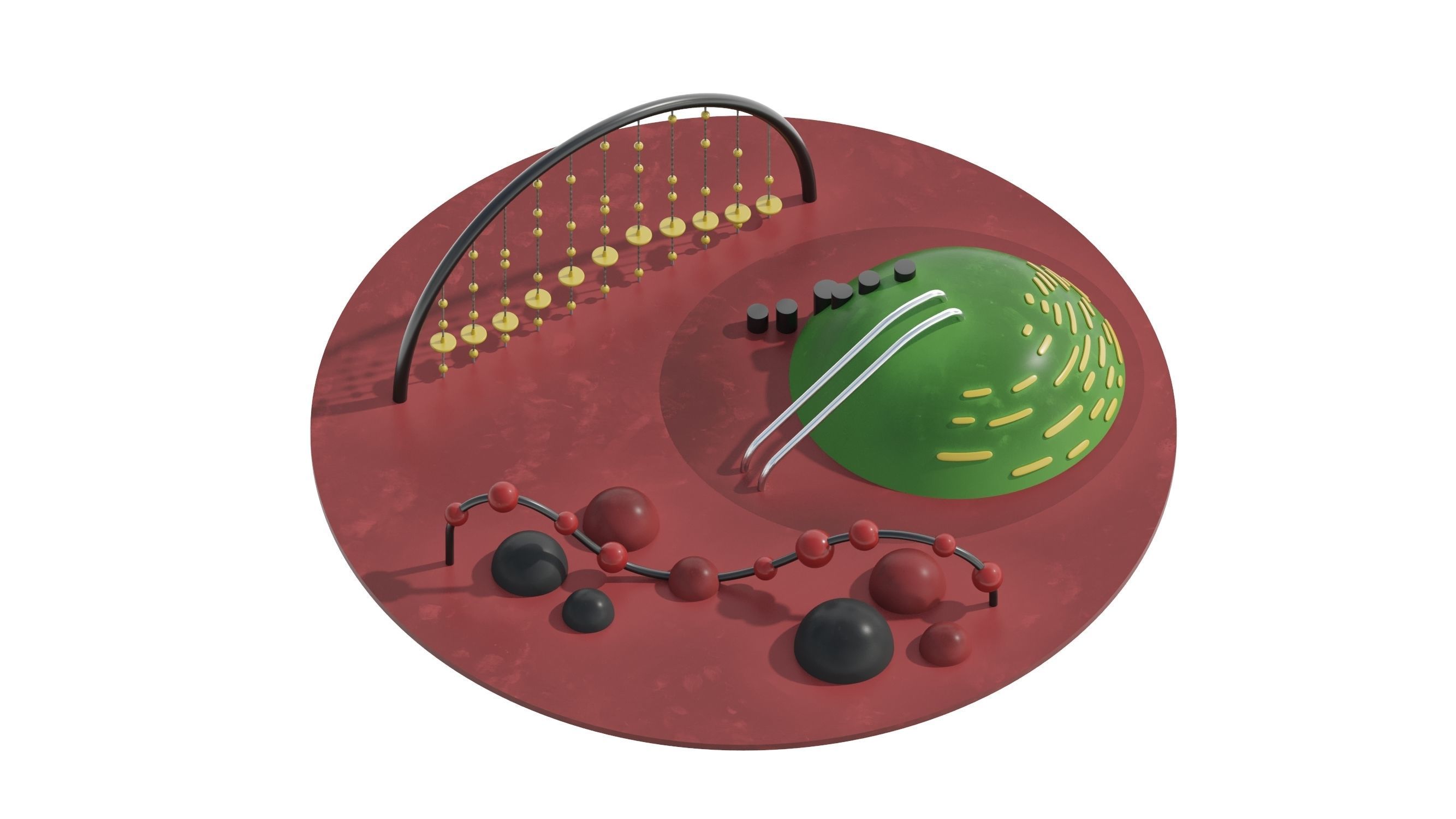 Kids Playground 5 3D model_23