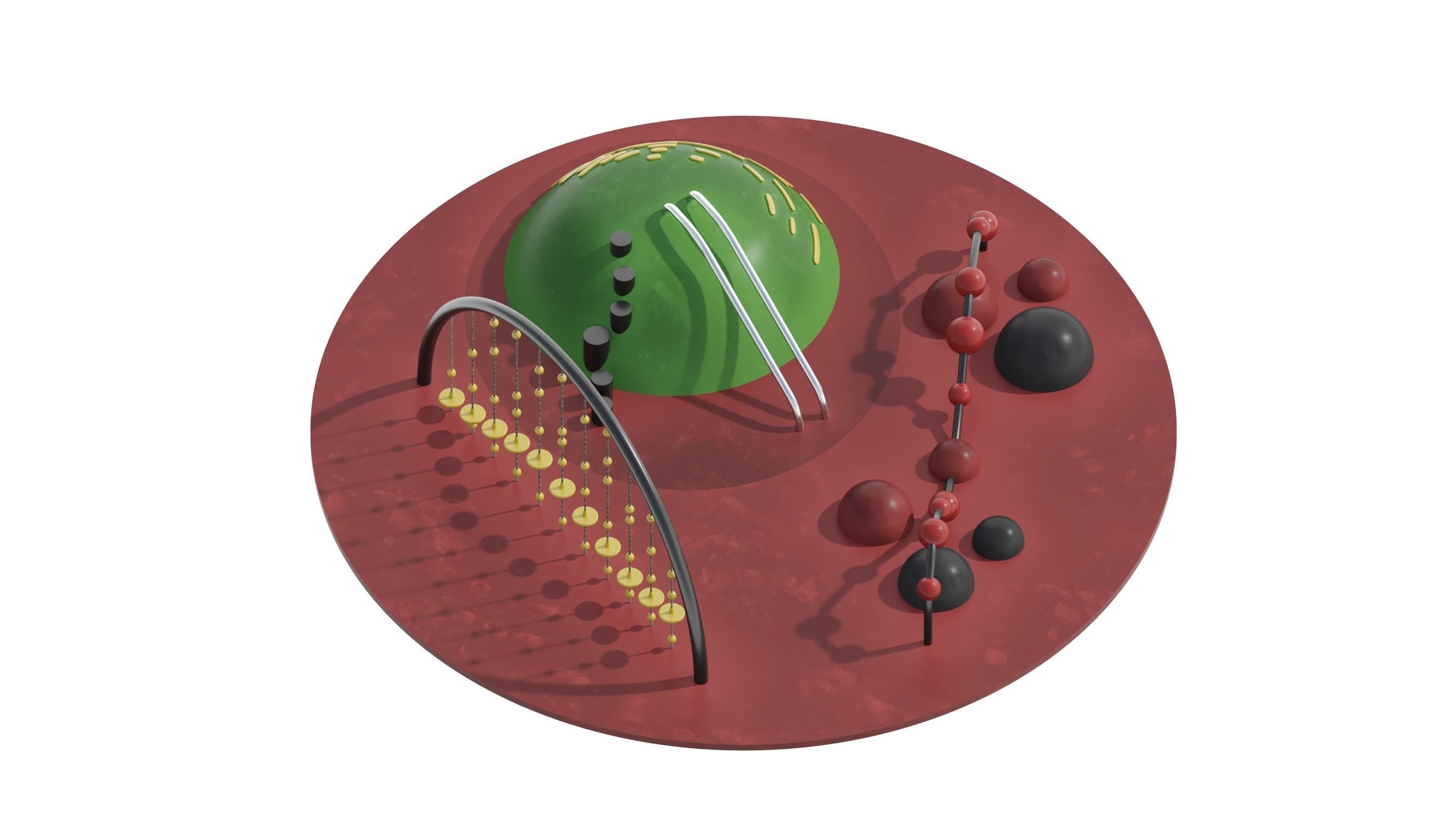 Kids Playground 5 3D model_5