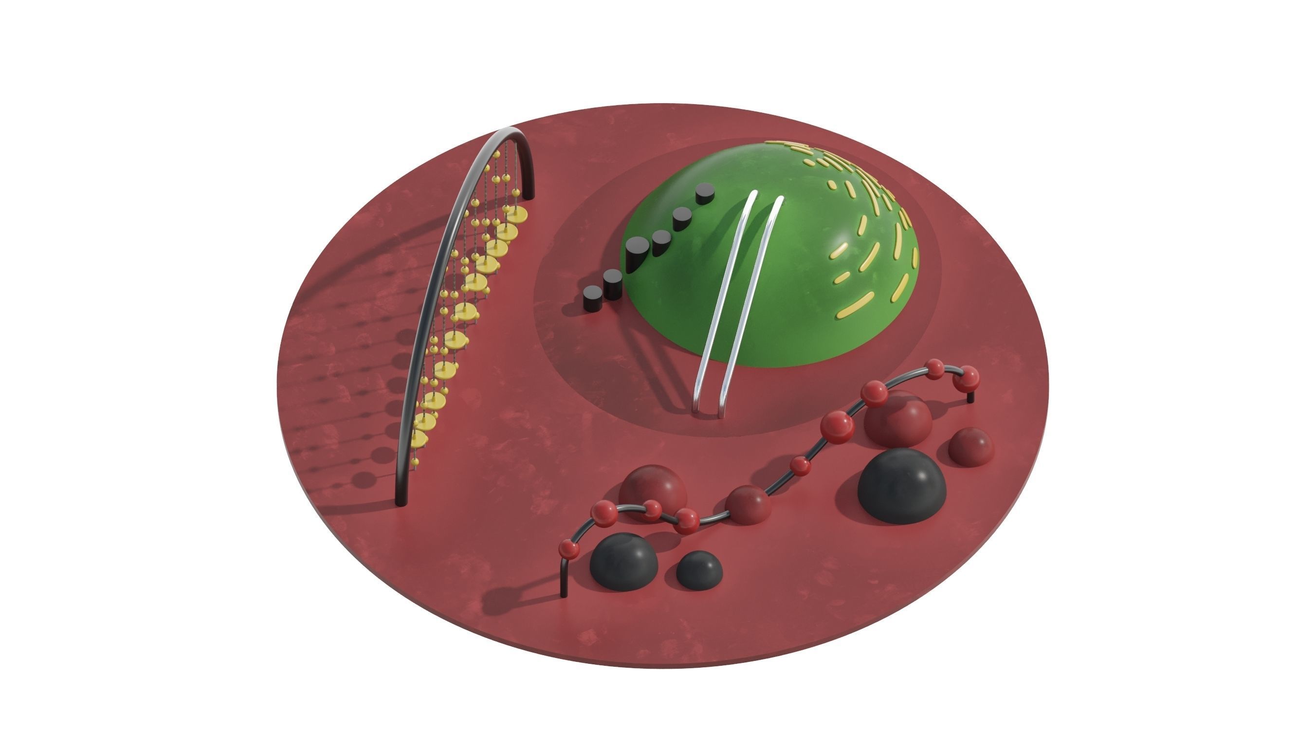 Kids Playground 5 3D model_1