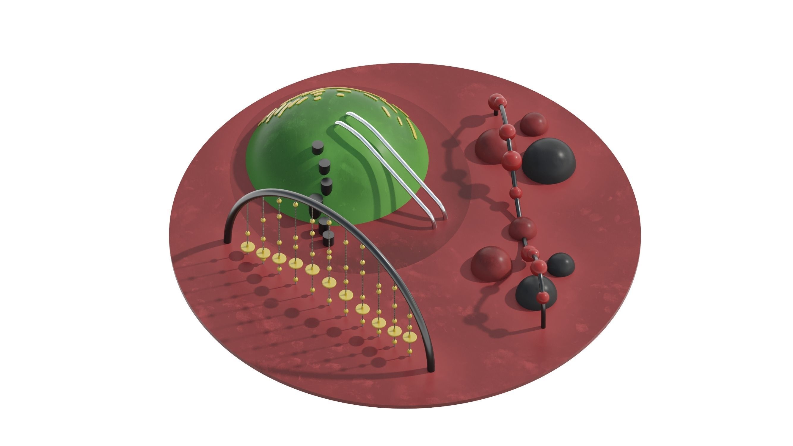 Kids Playground 5 3D model_6