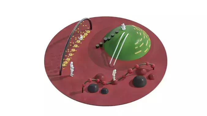 Kids Playground 5 3D model