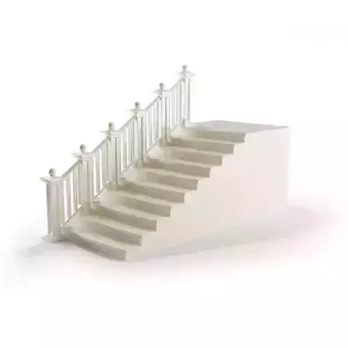 White Marble Railing