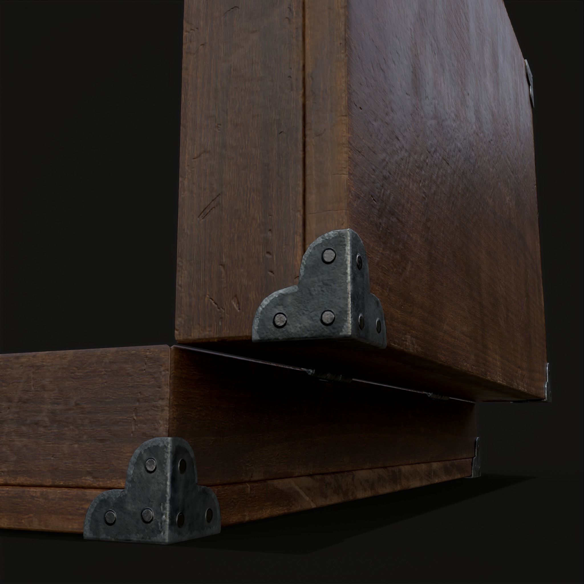 Rustic Potion Makers Briefcase Low-poly 3D model_7