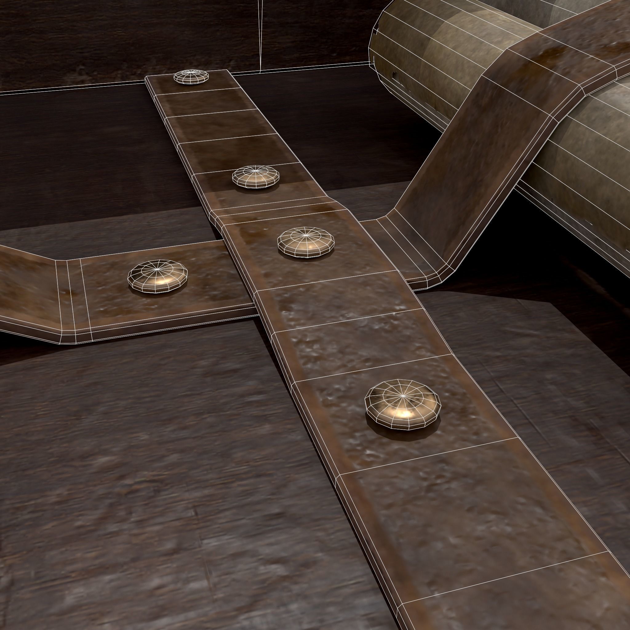 Rustic Potion Makers Briefcase Low-poly 3D model_24