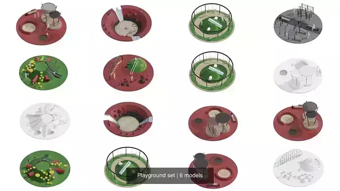 Playground set parkland design