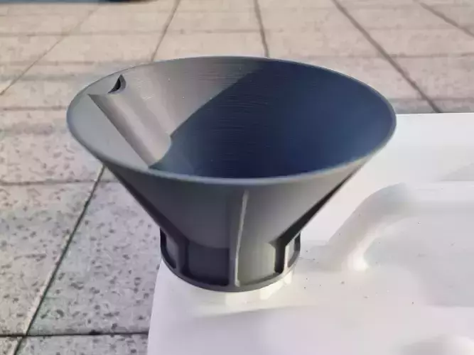 Kanister Trichter DIN51 3D print model