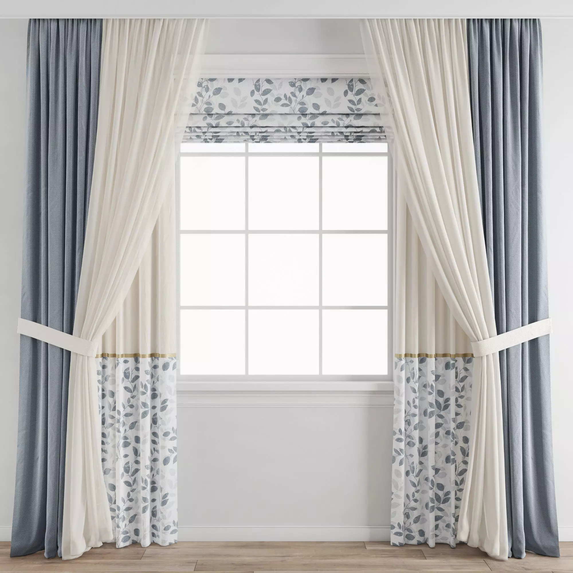 Curtain 353 3D model_0
