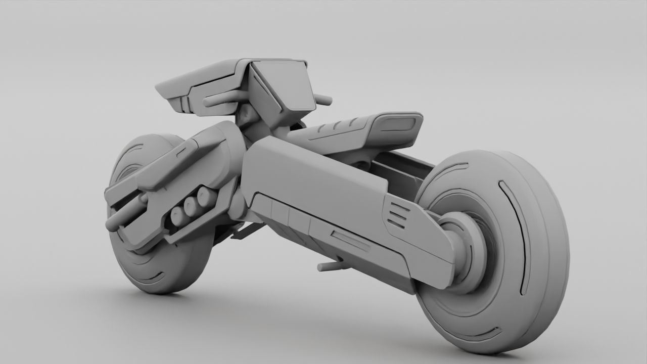 FUTURISTIC VEHICLE  rigged 3D model_39