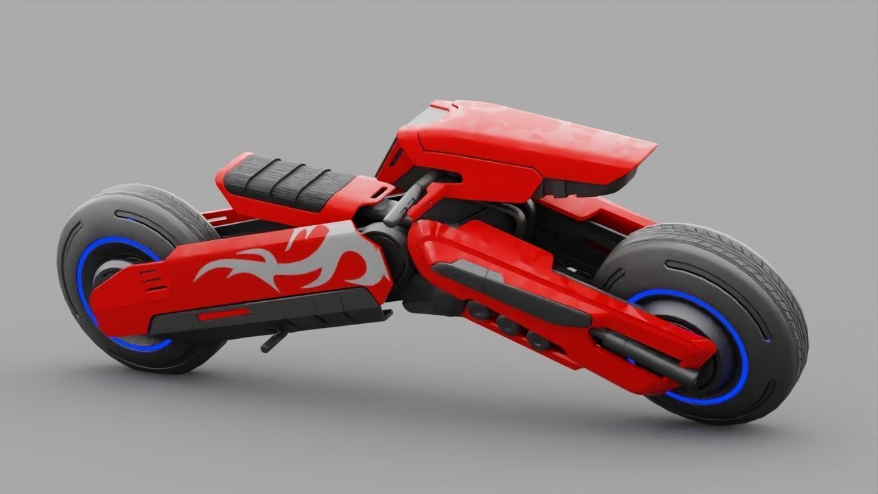 FUTURISTIC VEHICLE  rigged 3D model_17