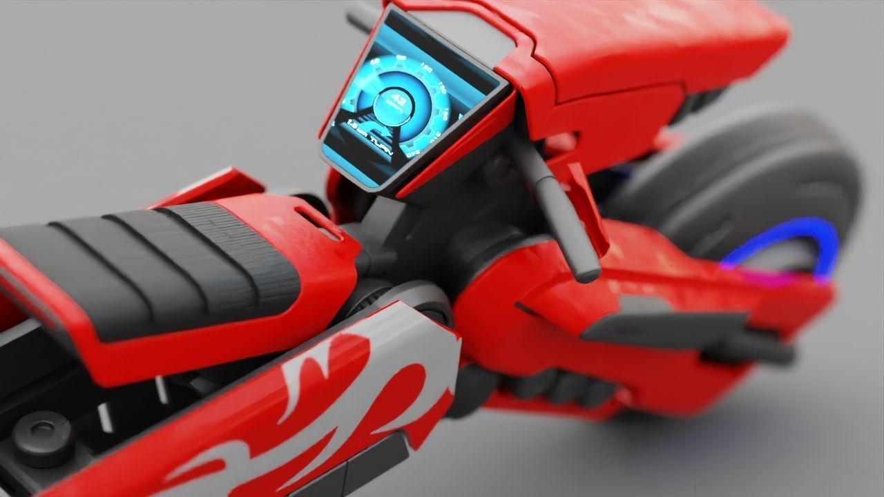 FUTURISTIC VEHICLE  rigged 3D model_27