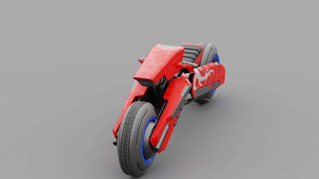 FUTURISTIC VEHICLE  rigged 3D model_15