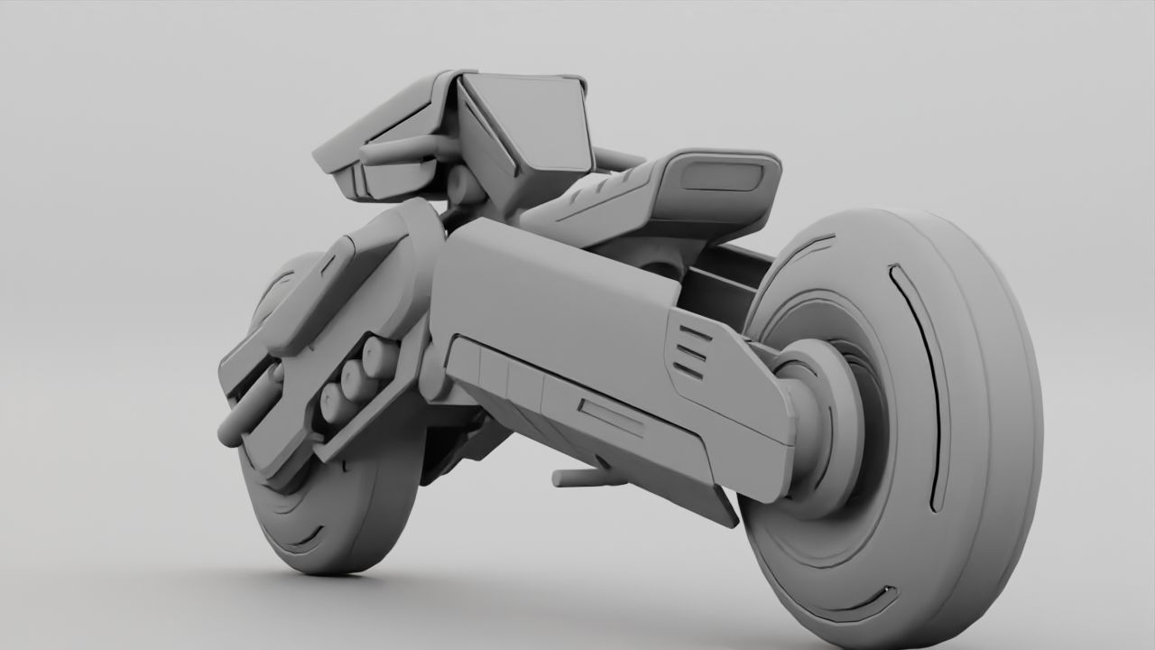 FUTURISTIC VEHICLE  rigged 3D model_43