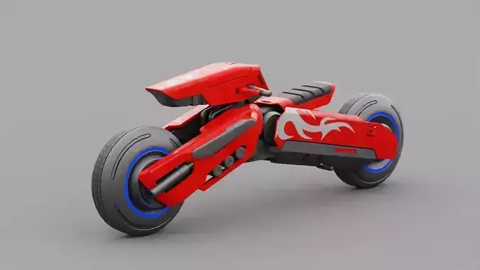 FUTURISTIC VEHICLE  rigged