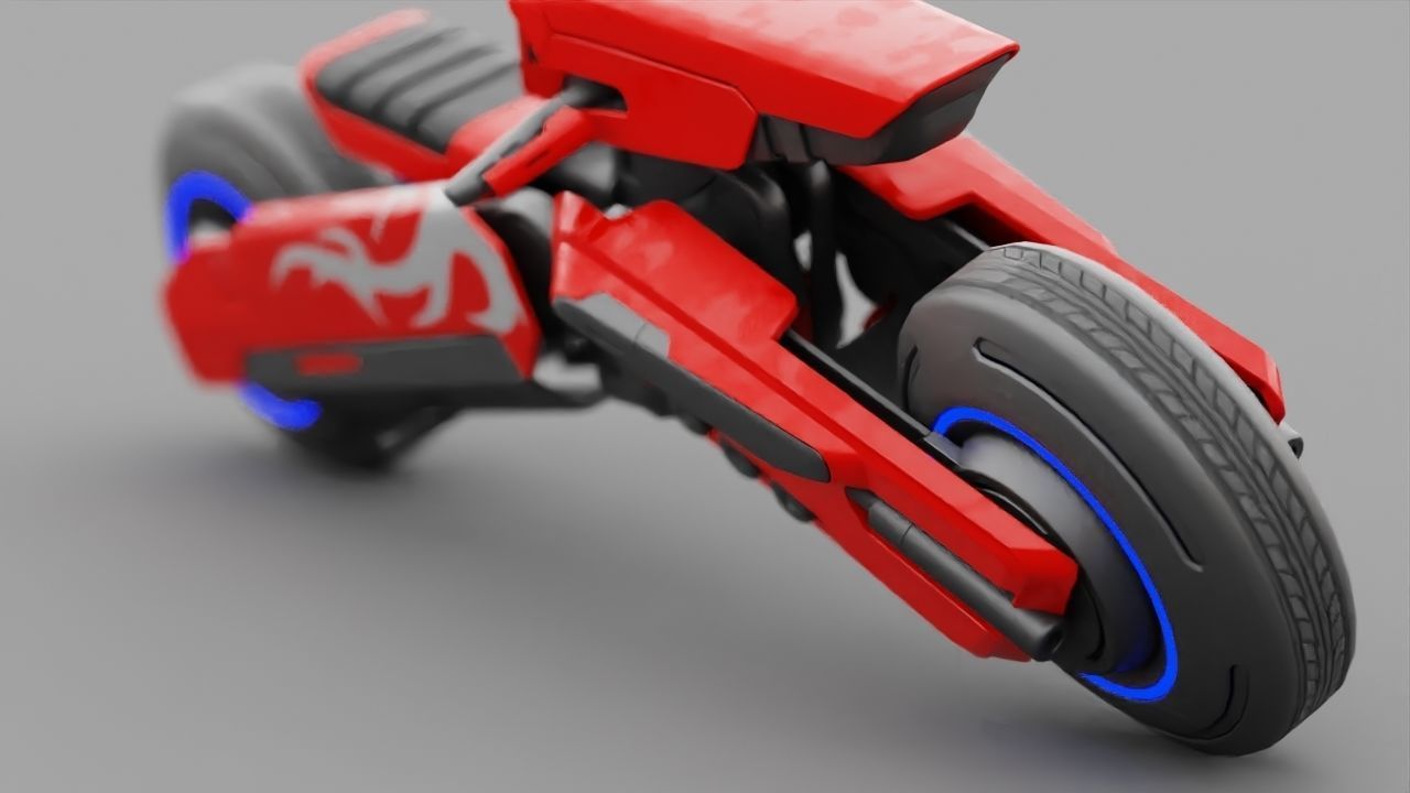 FUTURISTIC VEHICLE  rigged 3D model_26