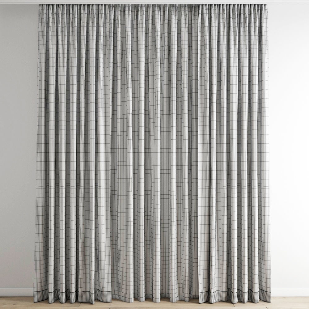 Curtain 357 3D model_9