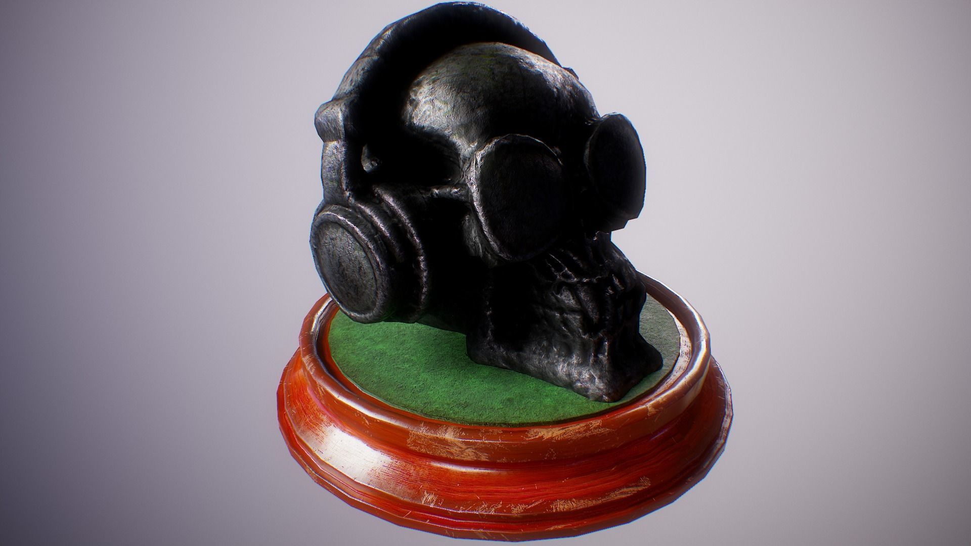 PBR Skull Sculpture Mega Collection Low-poly 3D model_3