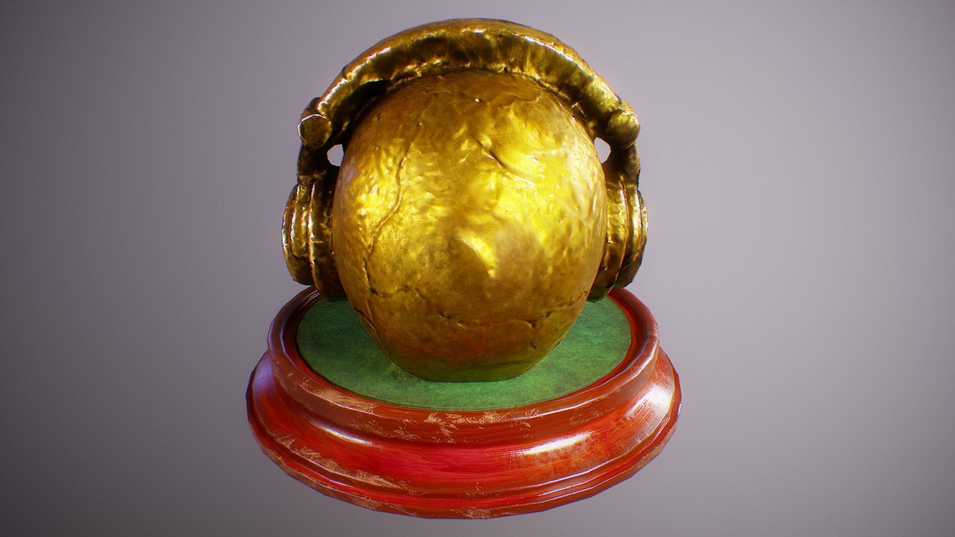 PBR Skull Sculpture Mega Collection Low-poly 3D model_34