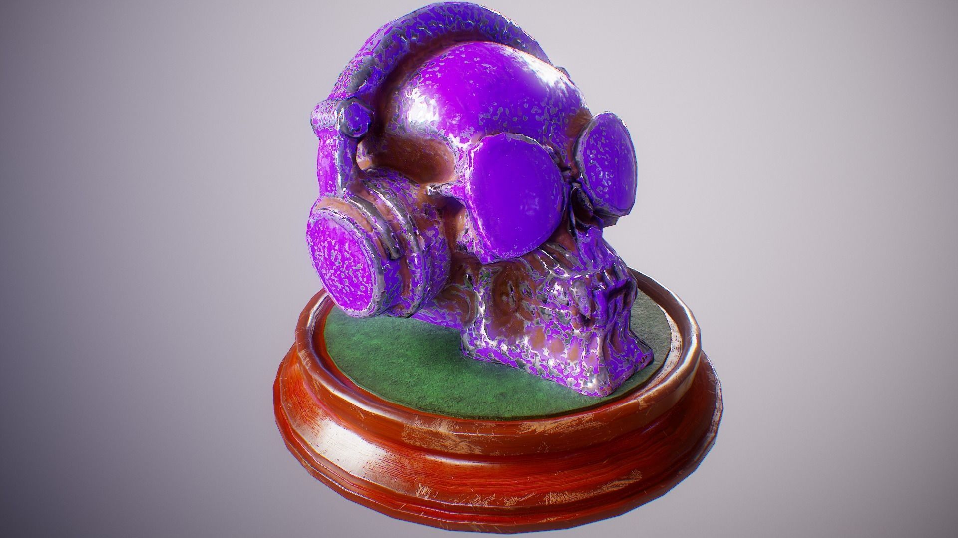 PBR Skull Sculpture Mega Collection Low-poly 3D model_15