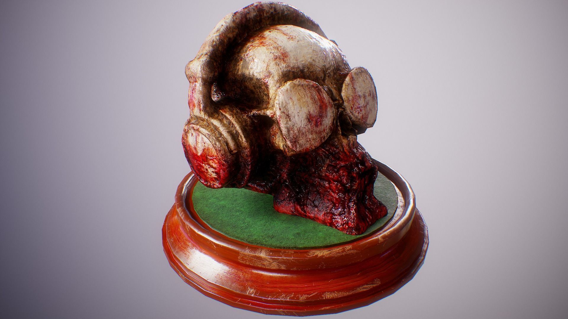 PBR Skull Sculpture Mega Collection Low-poly 3D model_11