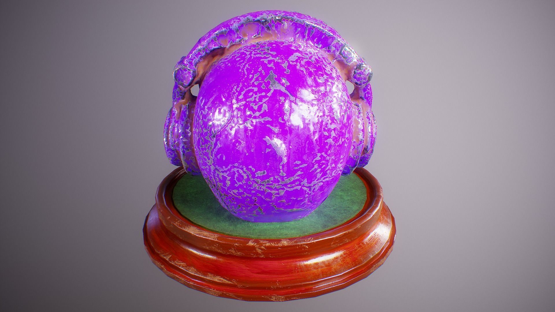 PBR Skull Sculpture Mega Collection Low-poly 3D model_47