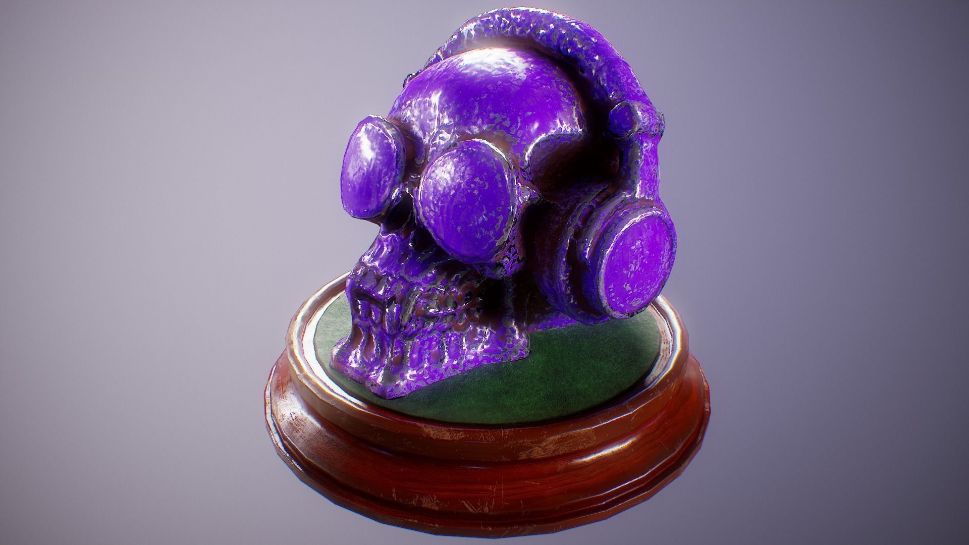 PBR Skull Sculpture Mega Collection Low-poly 3D model_31