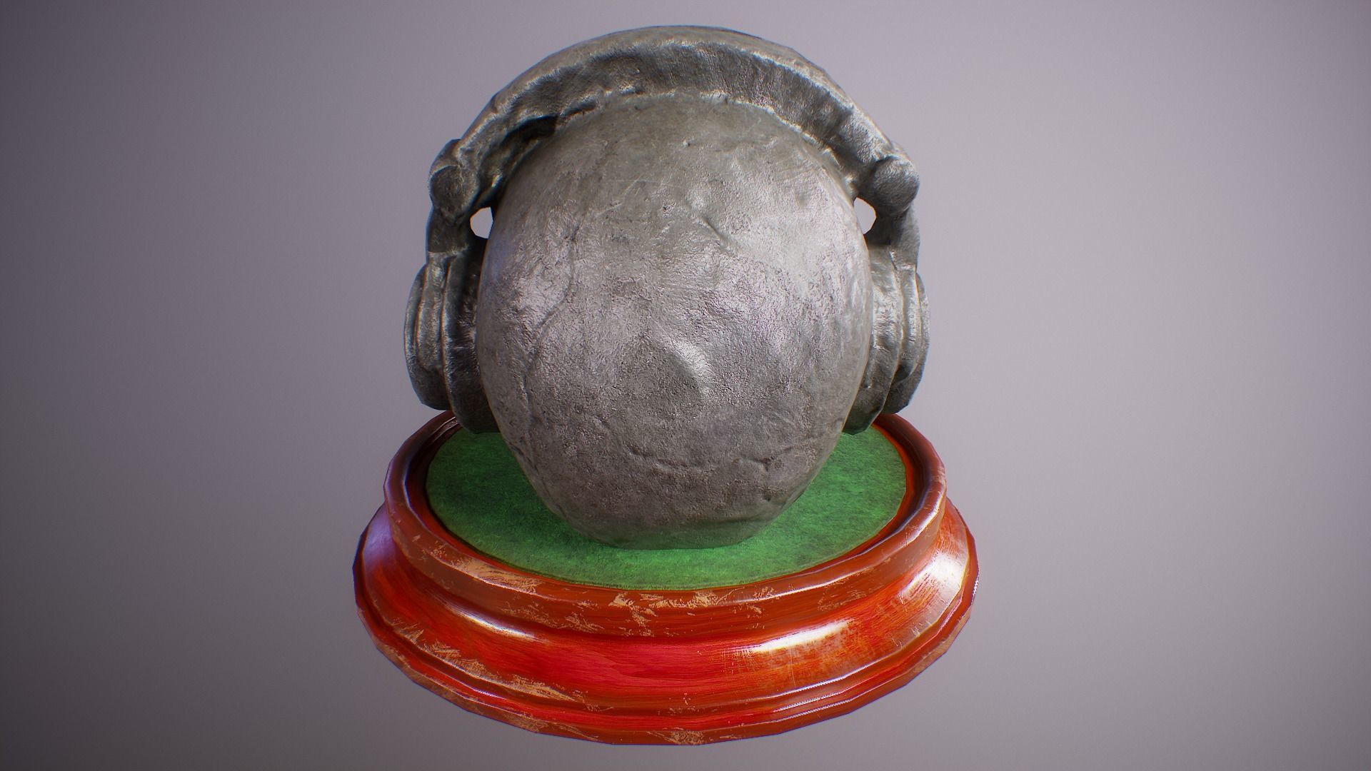 PBR Skull Sculpture Mega Collection Low-poly 3D model_38